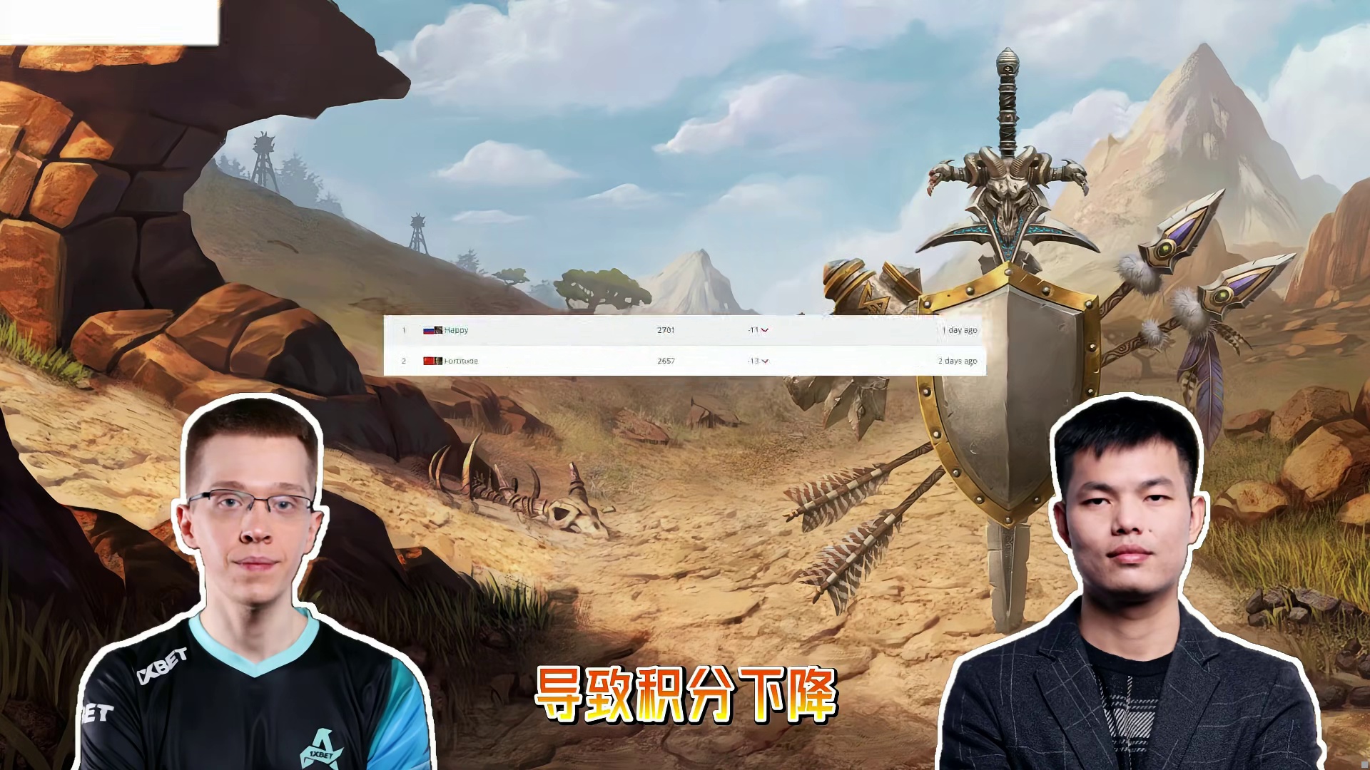 魔兽争霸3选手世界排名情况，1月19日-25日 魔兽争霸3知识问答