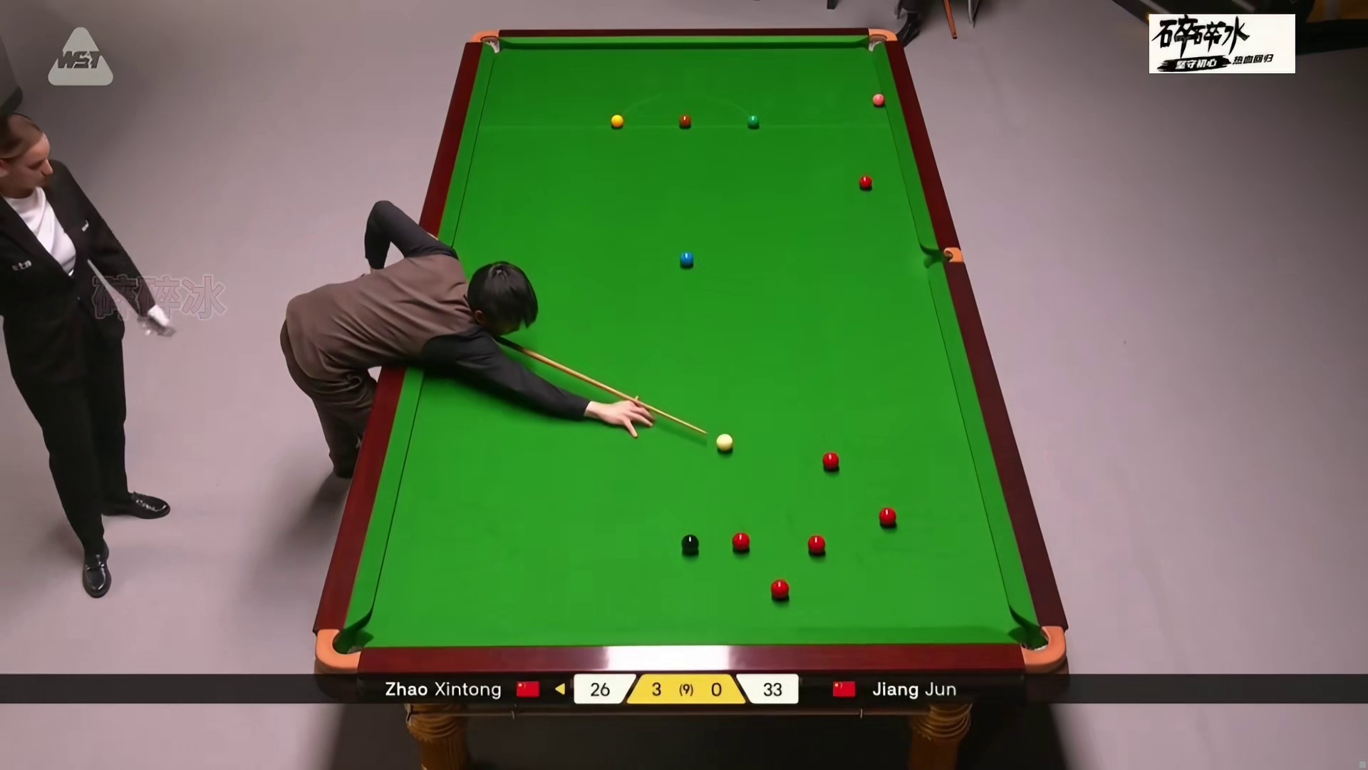 正播德国大师赛：赵心童秀出逆天准度，4-0强势领先江俊夺赛点