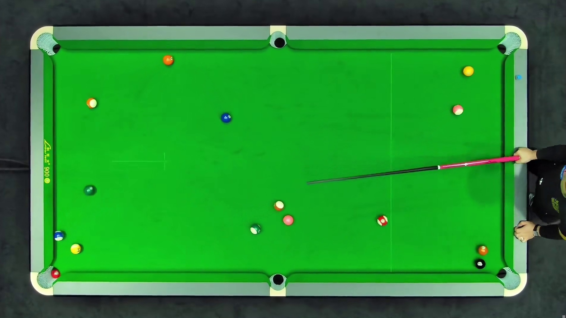 康溪盛世中式台球第六季，楚秉杰21:13战胜张堃鹏，晋级决赛！