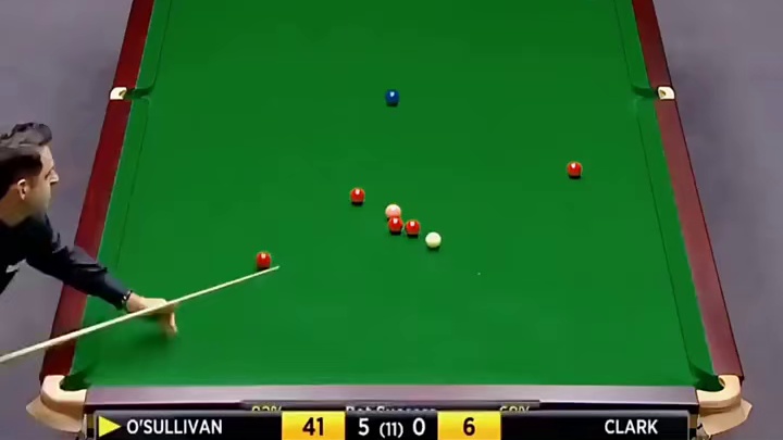 奥沙利文霸气强行清台还被运气追着跑对手想认输都不行!