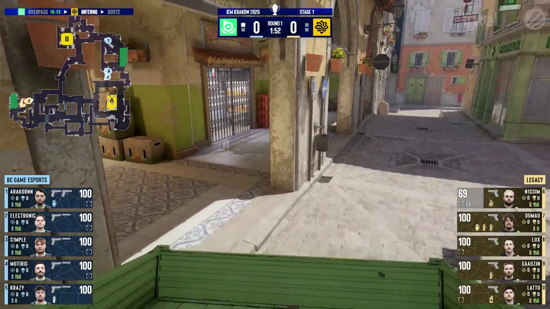 图二 Inferno，BC.G作为防守方、LEGACY作为进攻方