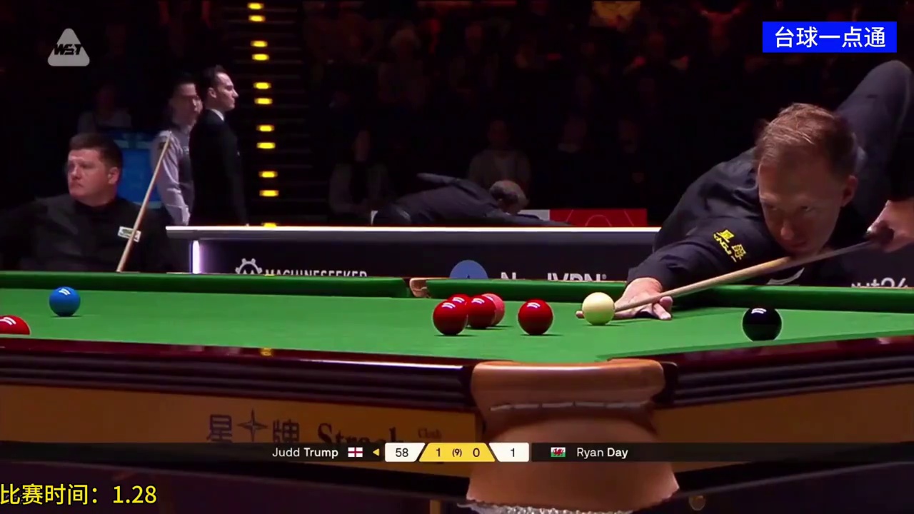 德国大师赛：特鲁姆普顶级火力疯狂输出，连续两杆破百打懵对手