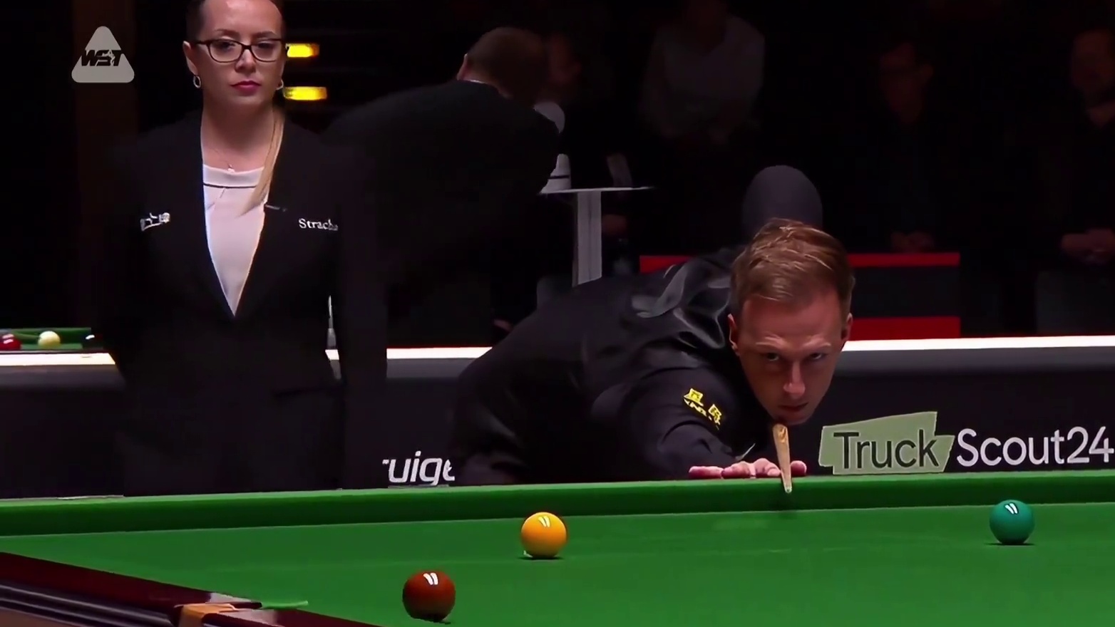 德国大师赛，特鲁姆普状态火热，五局三破百零封瑞恩戴，强势晋级！