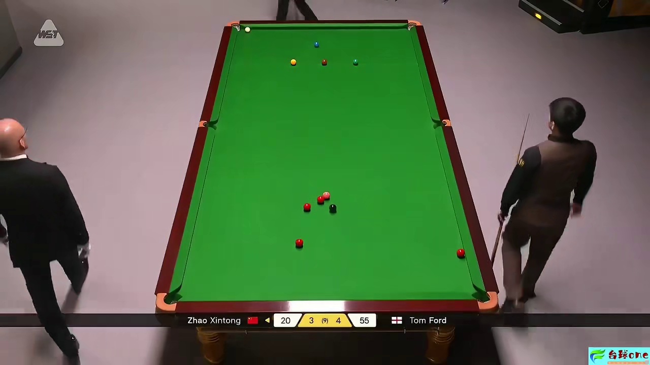 2026斯诺克德国大师赛，赵心童上演滑铁卢式状态，止步32强