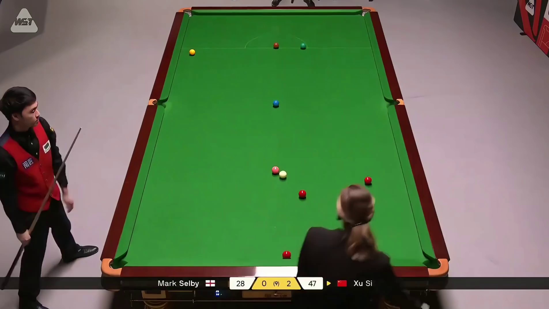 2026斯诺克大师赛；塞尔比vs徐思