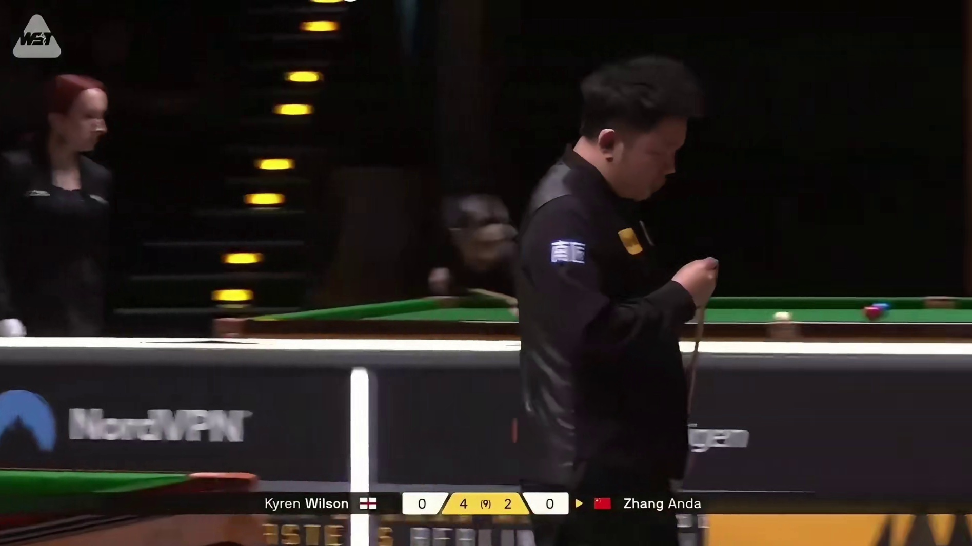 2026斯诺克大师赛：威尔逊vs张安达