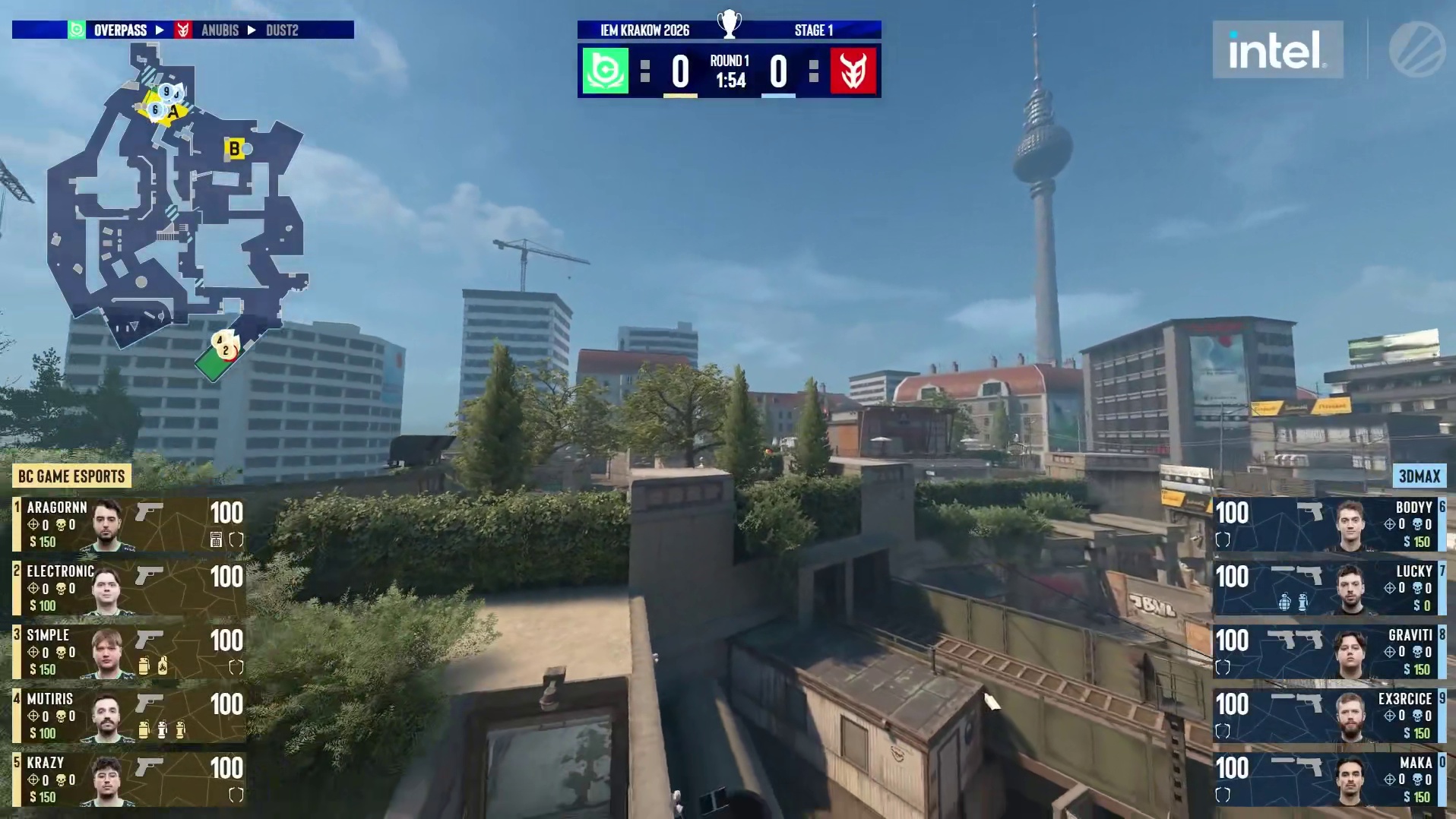 图一 Overpass，3DMAX作为防守方、BC.G作为进攻方