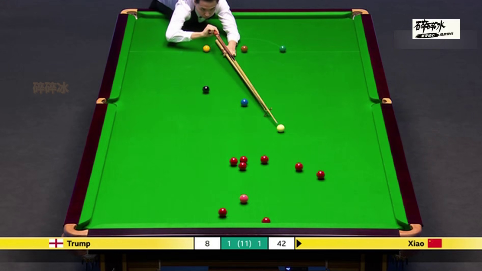 肖国栋再战小特，强势准度轰出单杆125，球迷：这局赢的很帅！