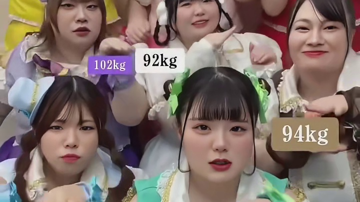 原来跳舞真的不减肥，日本胖胖女团