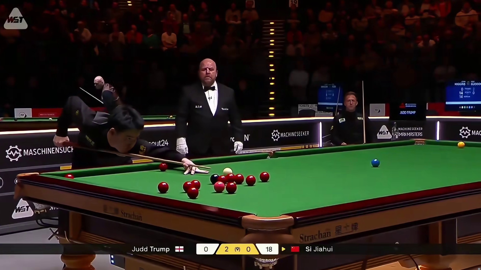 2026斯诺克大师赛：特鲁姆普vs斯佳辉