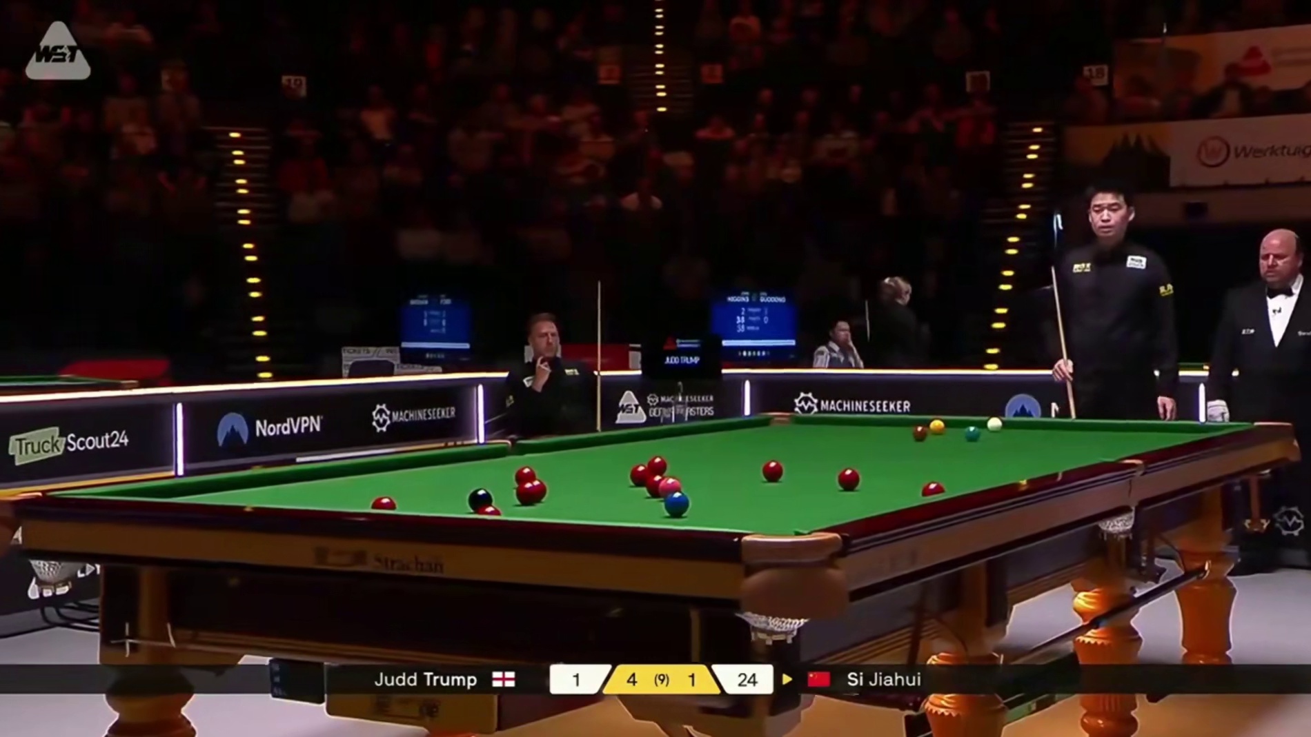 2026斯诺克大师赛：特鲁姆普vs斯佳辉