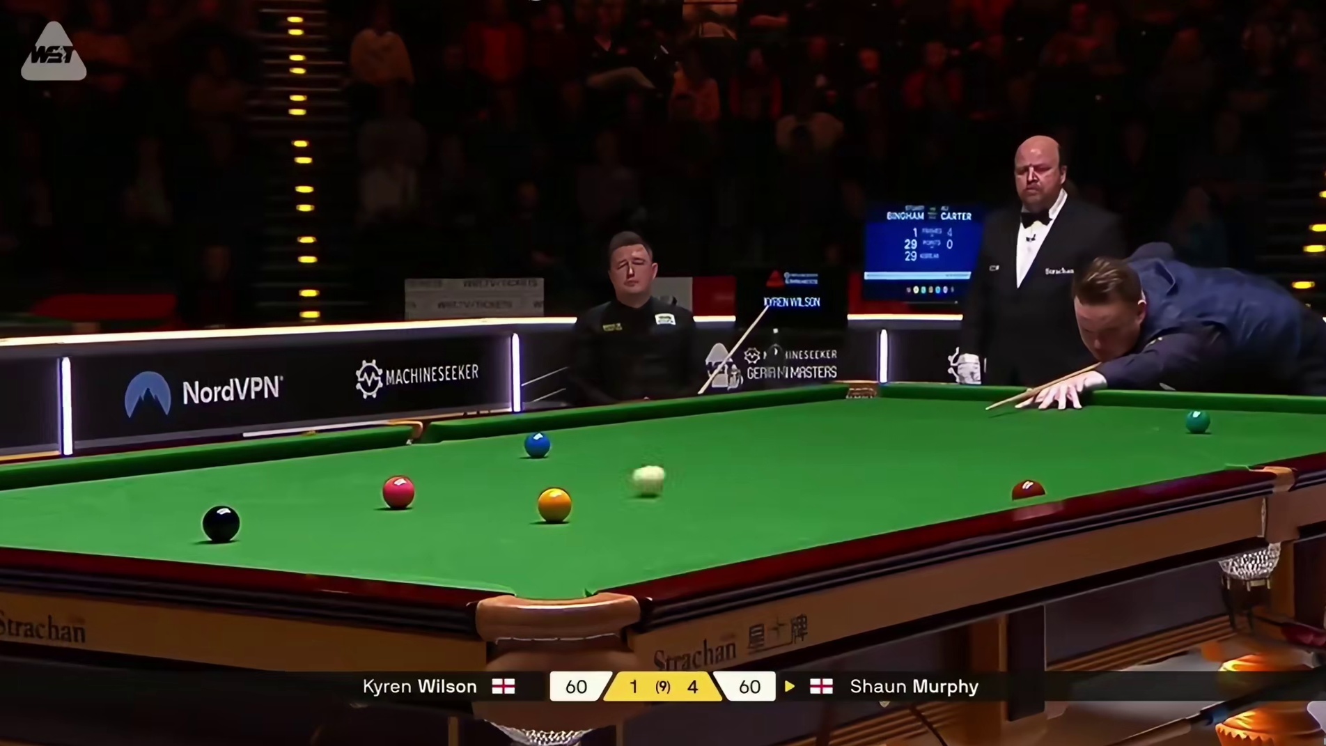 2026斯诺克大师赛：威尔逊VS墨菲