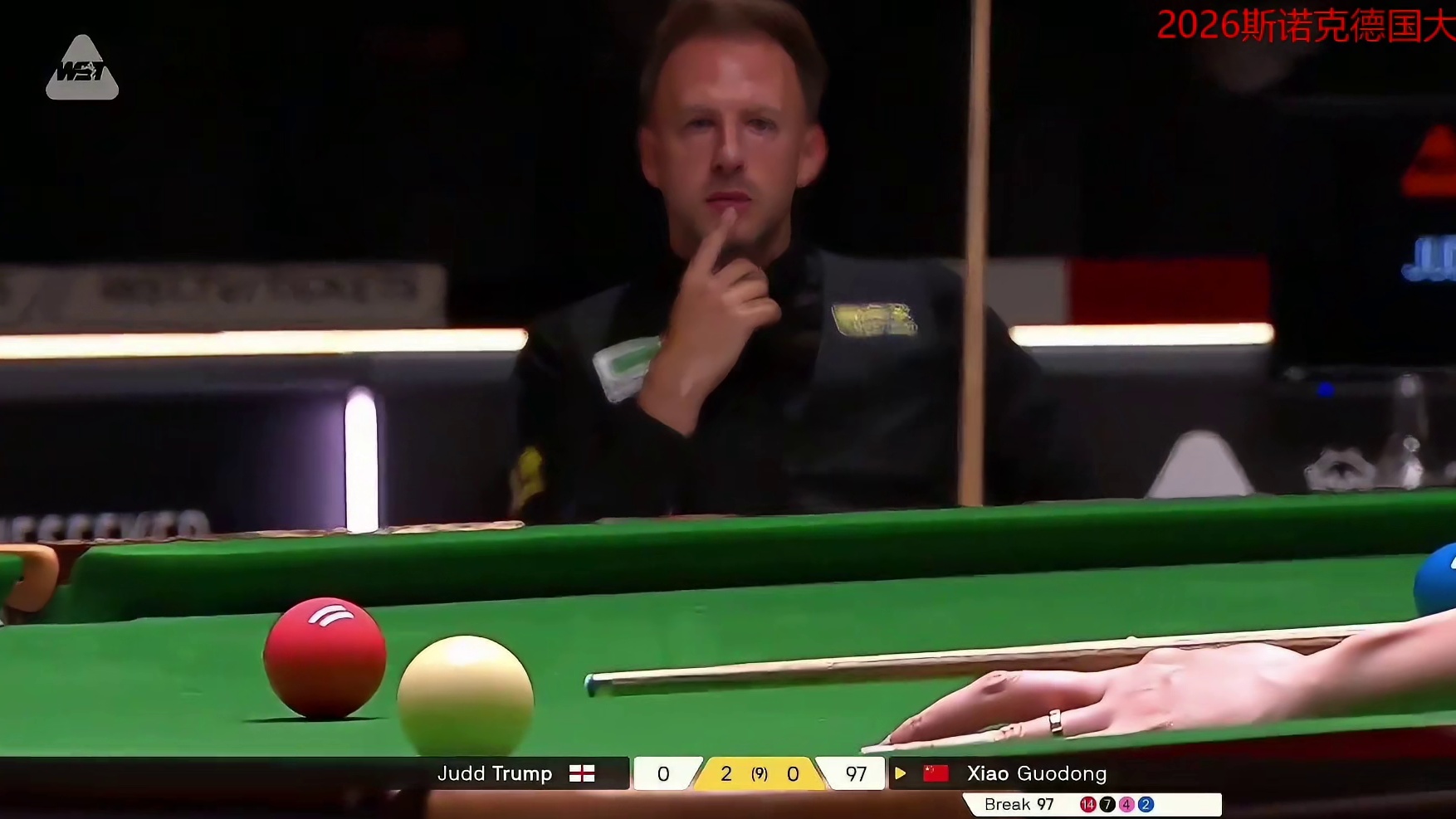 肖国栋准度大爆发！狂砍破百横扫德国大师赛，特鲁姆普看蒙了