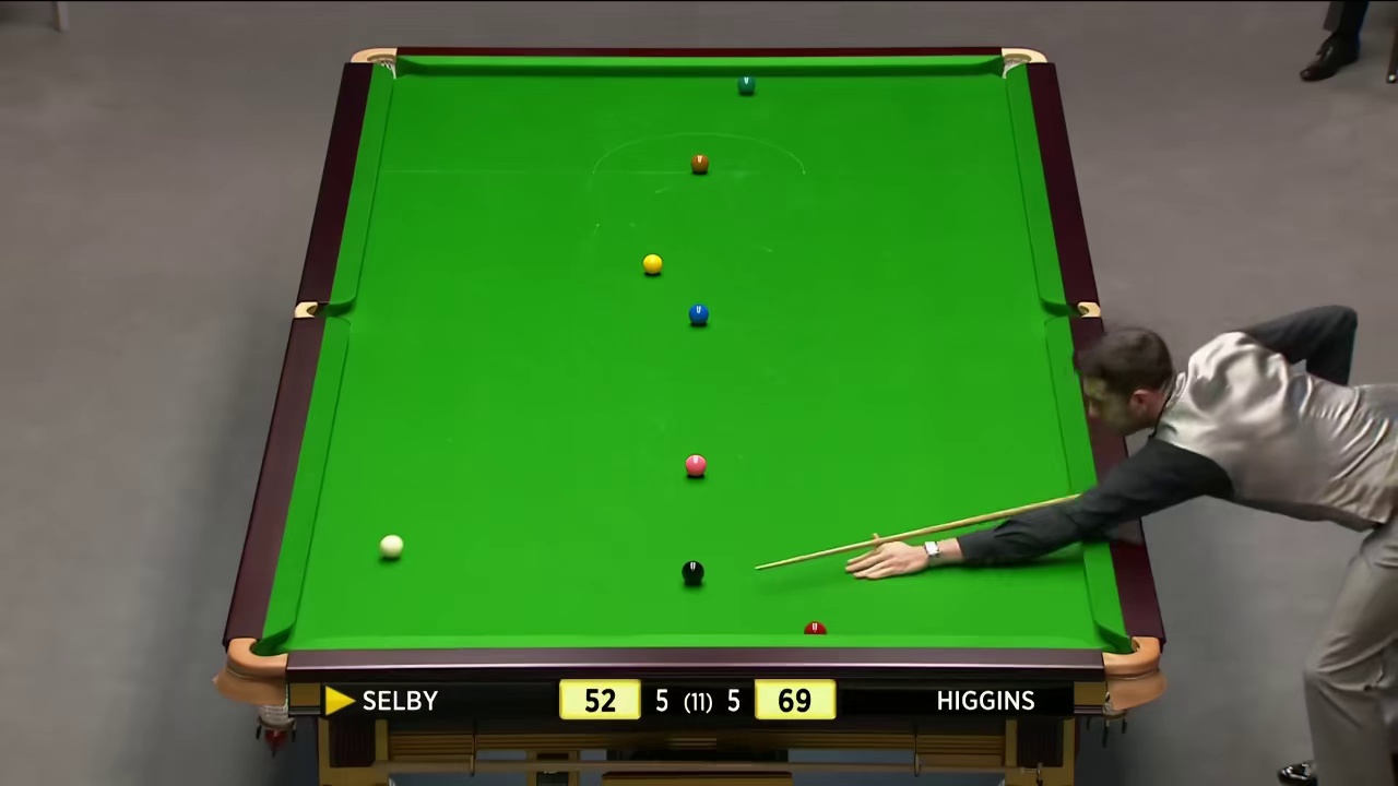 塞尔比翻袋打败希金斯以其之道还施其身