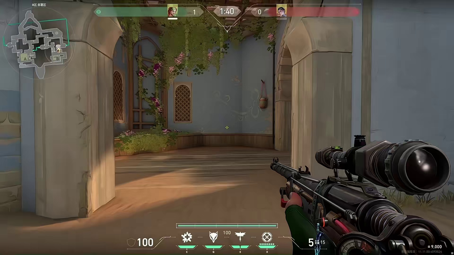 源工重镇斯凯自助鸟教学 无畏契约斯凯教学 斯凯引路之隼点位