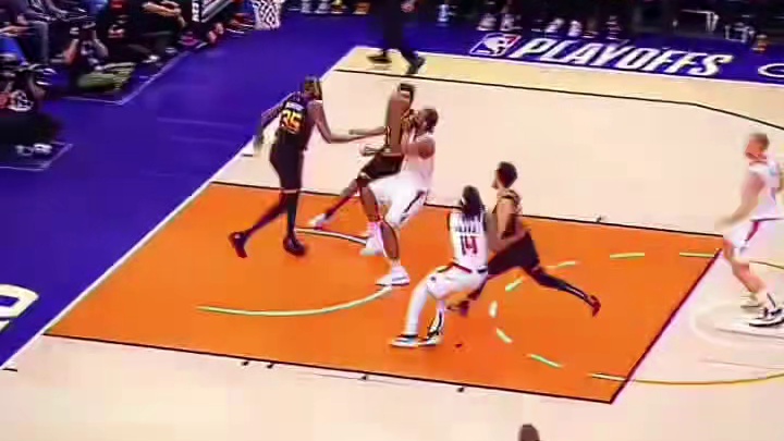 最完美的攻防一体 .#篮球