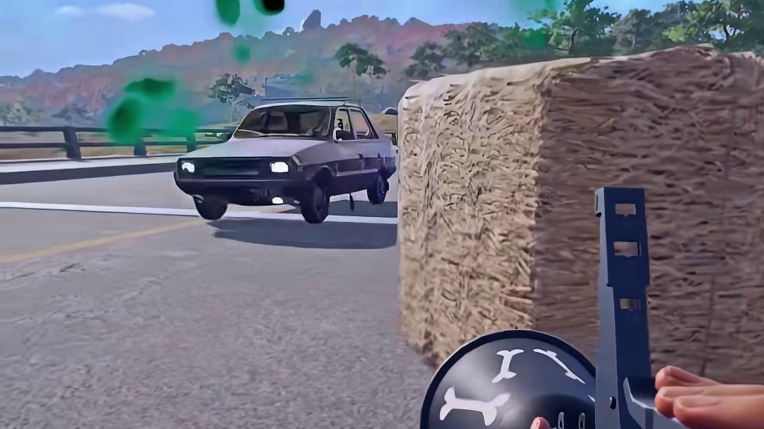 一队四人三辆车也没能过桥