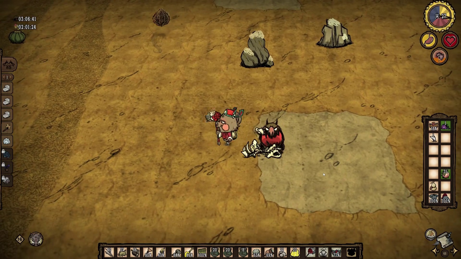 饥荒神话书说八戒：获得坐骑年兽，和嫦娥搞不好的关系