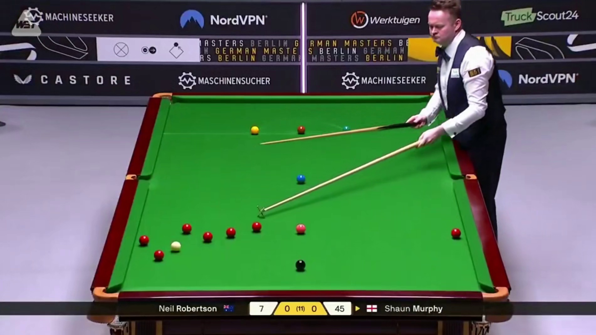 2026斯诺克大师赛：墨菲vsN罗伯逊