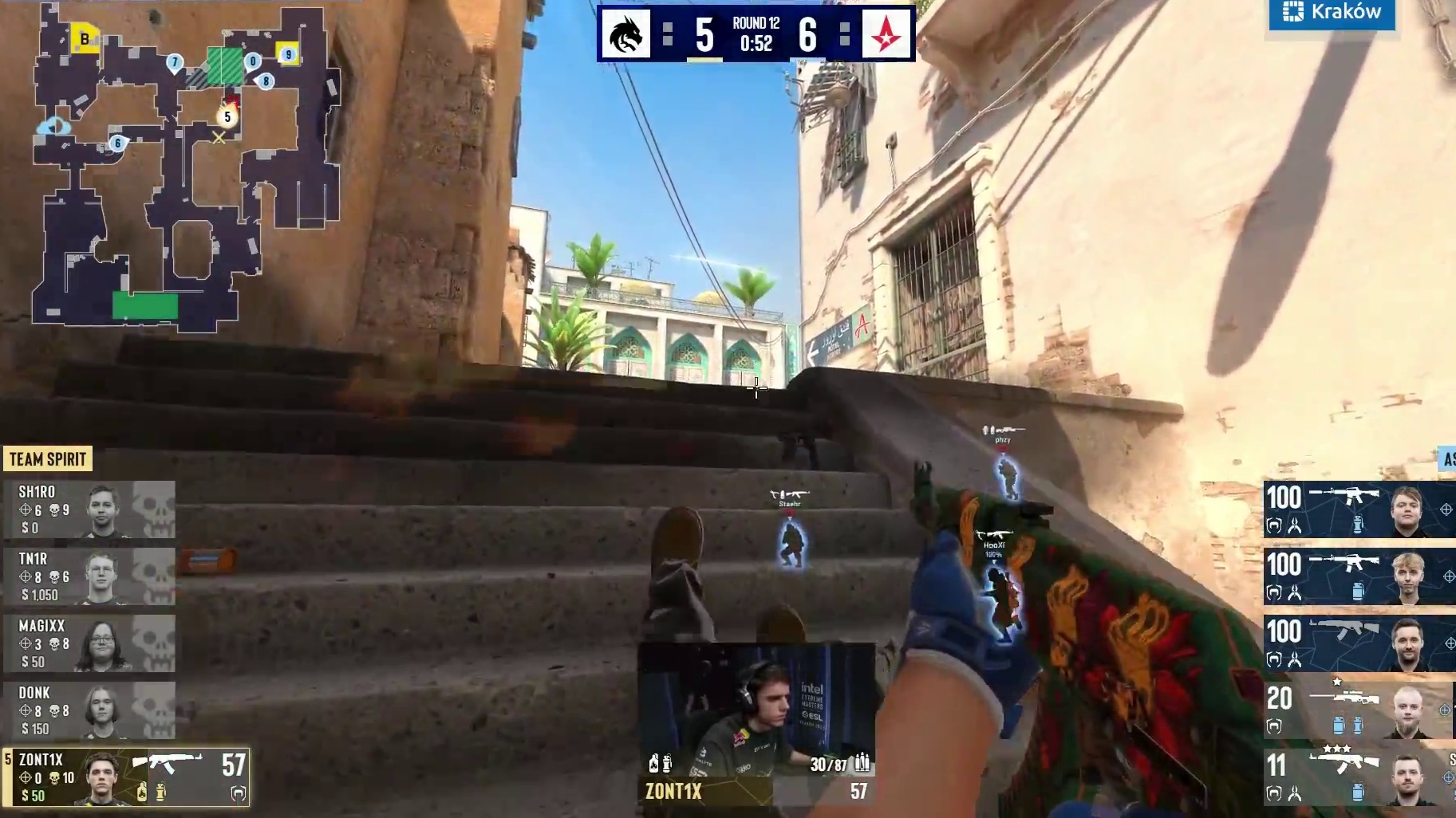 Staehr配合HooXi反清闪光的三杀完美收尾上半场