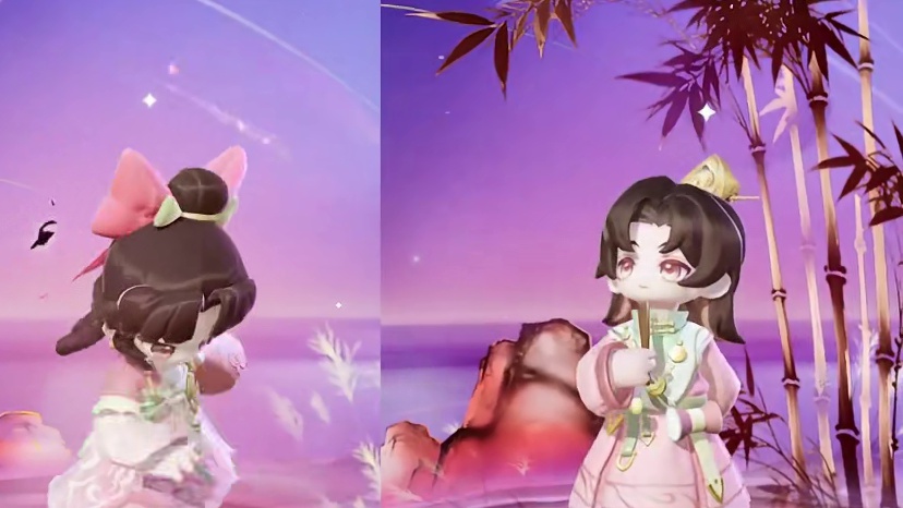 今年情人节皮肤有点像皇女和男爵平替！！