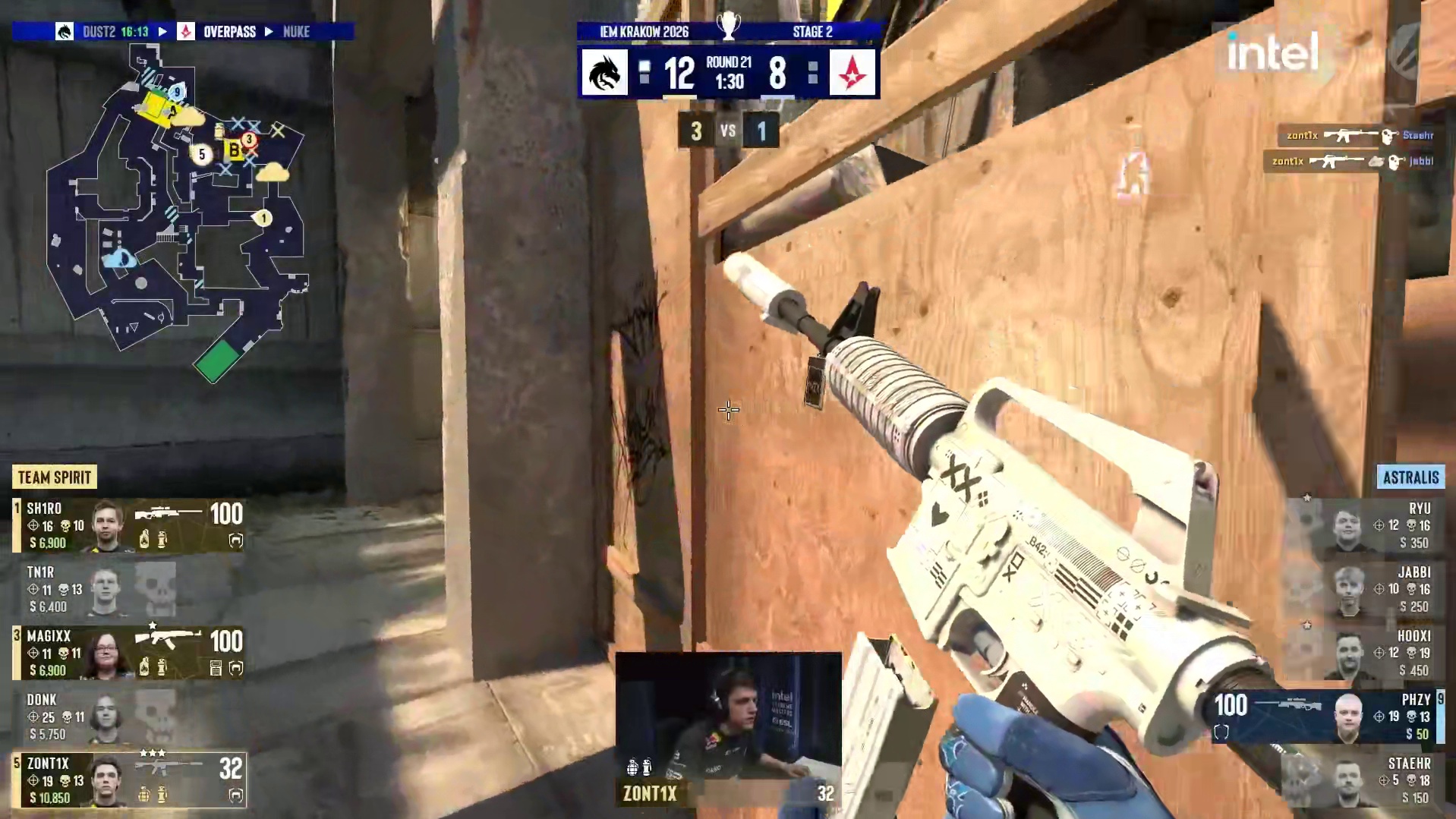 zont1x冷静完成四杀终结比赛！