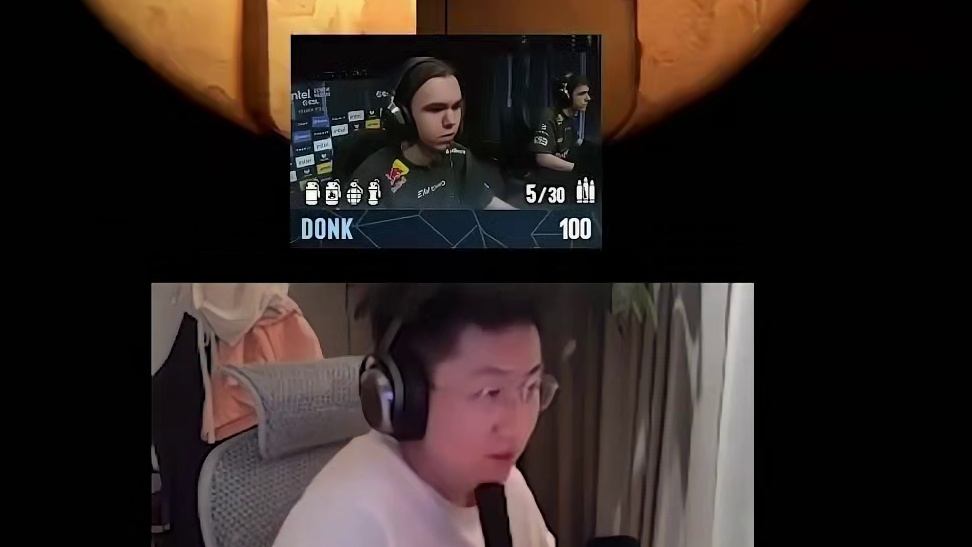 donk鼠标没电插线反手拿狙狙了四个！他太全能了！