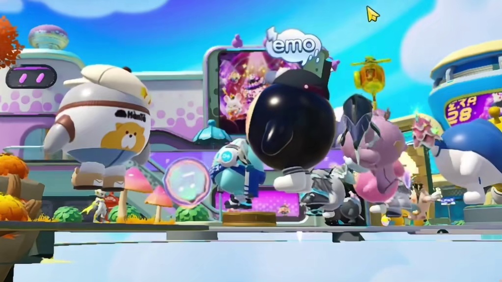 蛋仔派对:不在头顶？他好奇怪