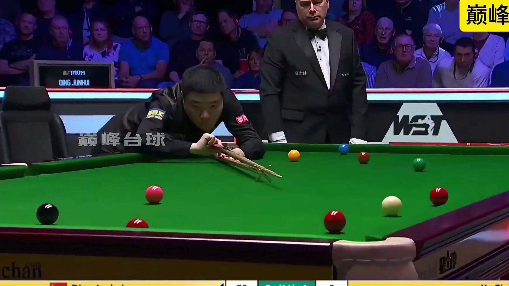 英锦赛16分之一决赛中，丁俊晖以6比4淘汰徐思，惊险晋级16强！