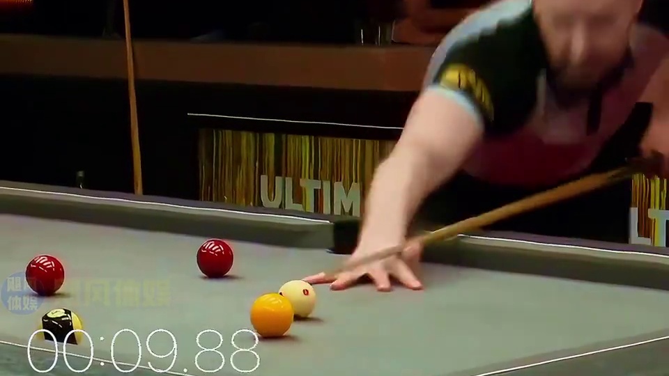 28秒完成炸清，战神加雷斯波茨 台球是一种生活