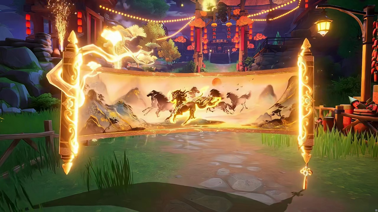 宠物展示丨全新宠物「玄墨飞骏」踏福而来！ 2月4日，《晶核》春节版本「金宵踏瑞」正式开启！马年宠物「