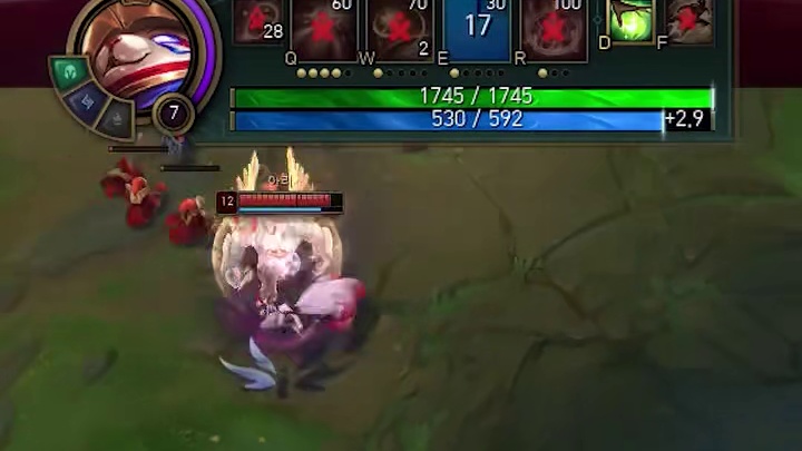 Keria巴德第一视角精准变向Q闪