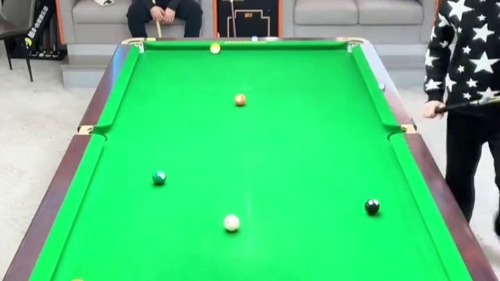 听说高手谋划三颗球以后，常人只看眼前一杆