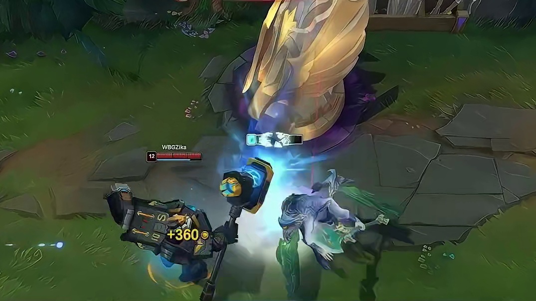 漂移罚站！小虎沙皇中路发呆，小天：什么B操作！不玩你就_啊！