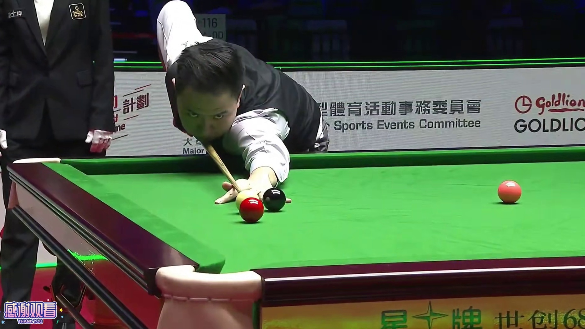 世界大奖赛，落后56分肖国栋绝境逆转囧哥，逆天斯诺克离谱绝杀