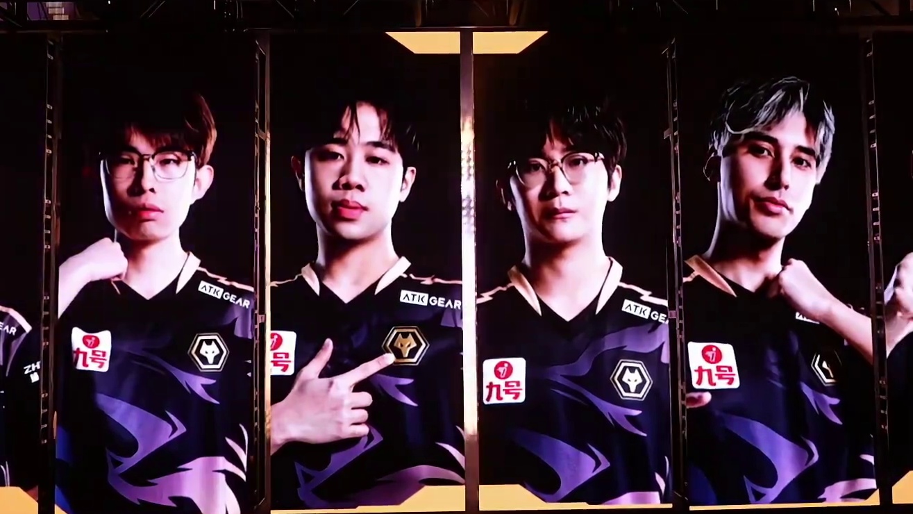 TE vs WOL！出场仪式！！！