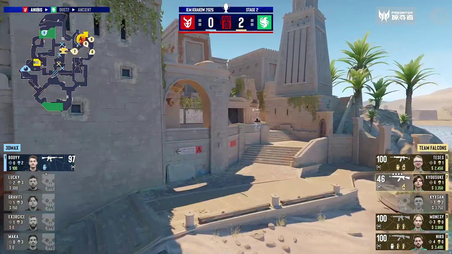 长枪局kyousuke突破扫射转移豪取四杀！