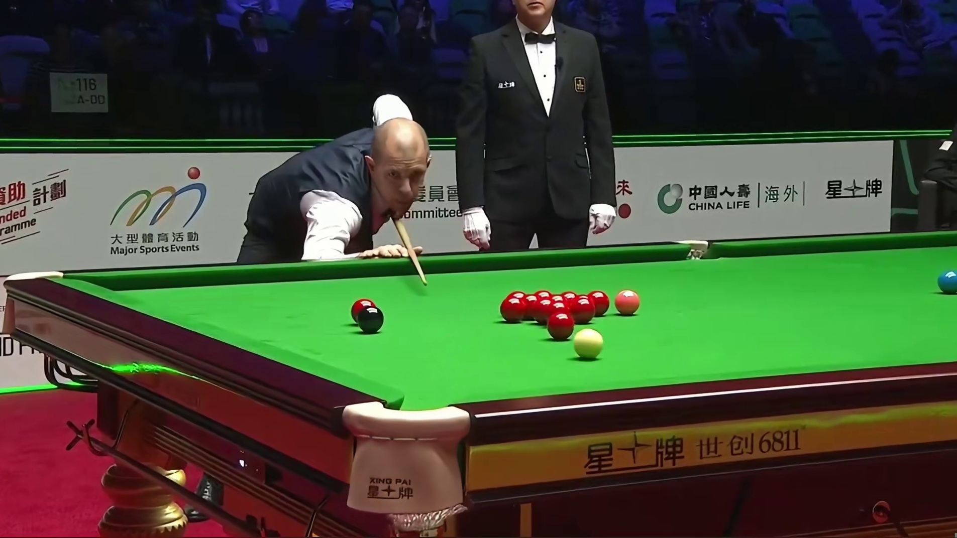 2026斯诺克世界大奖赛：霍金斯vs丁俊晖