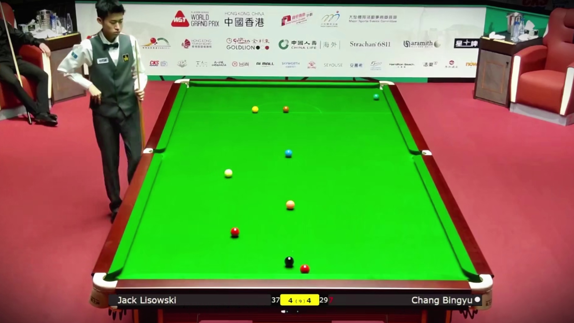 2026世界大奖赛：常冰玉5-4战胜小司机晋级16强