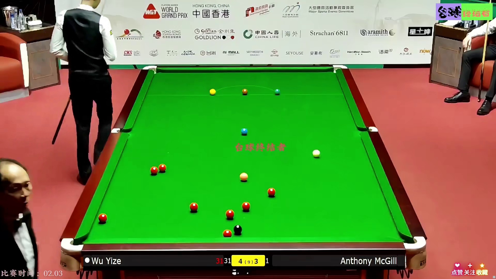 中国又一悍将！吴宜泽疯狂4连鞭暴击对手，上演超级大逆转