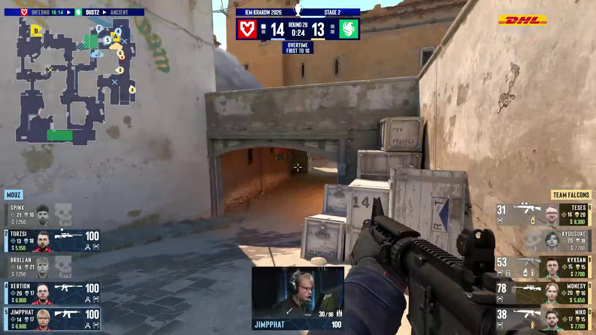 xertioN完美架枪扼杀Falcons反扑！