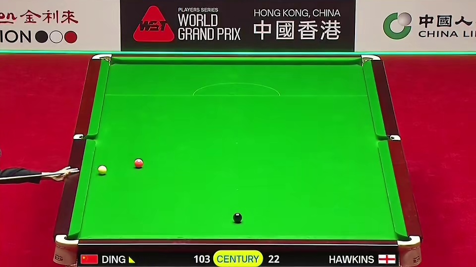 丁俊晖在秀离谱操作，高杆三库秀极致控球，圆月弯刀单杆过百！