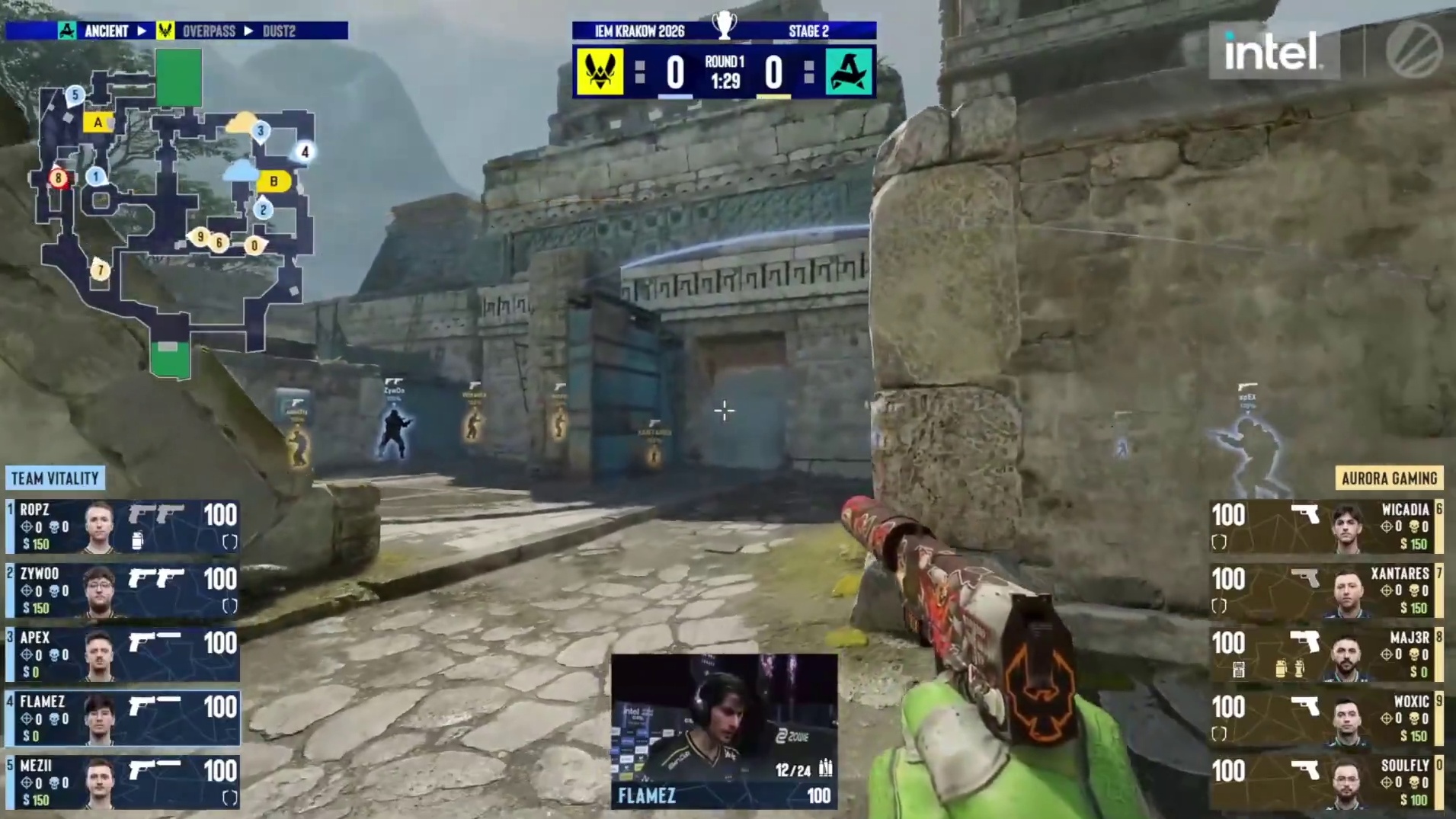 WINNER TO SEMI-FINALS! Vitality vs Aurora - HIGHLIGHTS - IEM Kraków 2026 ｜ CS2