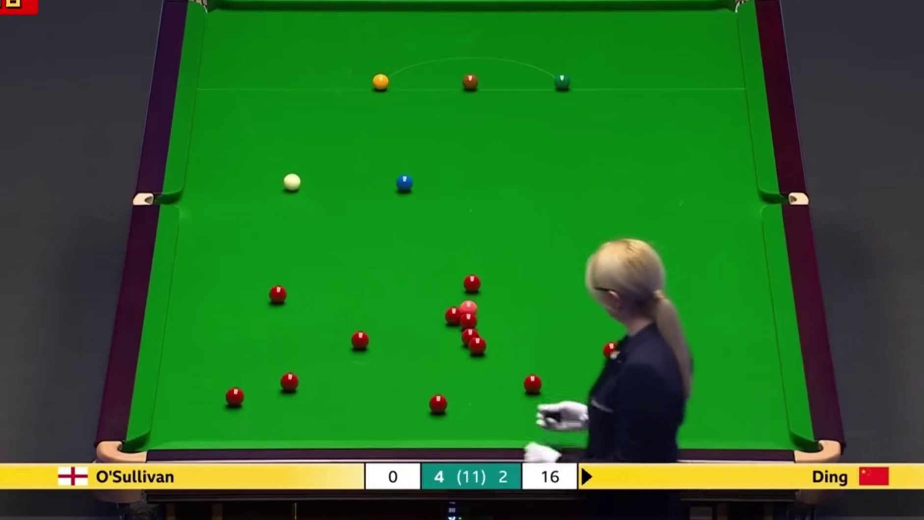 丁俊晖打出什么惊艳的操作