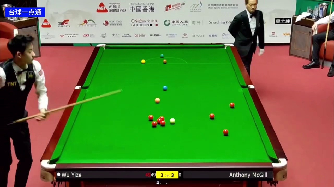 世界大奖赛：吴宜泽疯狂冲击生涯第二杆147，疯狂4连鞭晋级16强