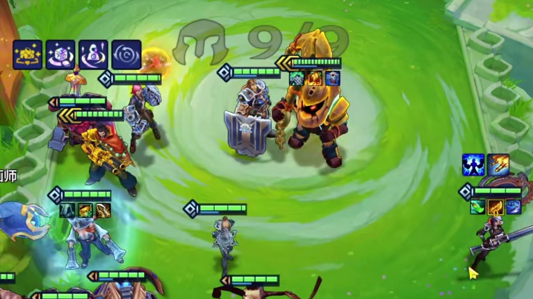 《四枪手霸王龙》金铲铲霸王龙最新理解，4枪手搭配4神盾完美羁绊，平滑过渡搭配比尔稳定三星前排，成型后