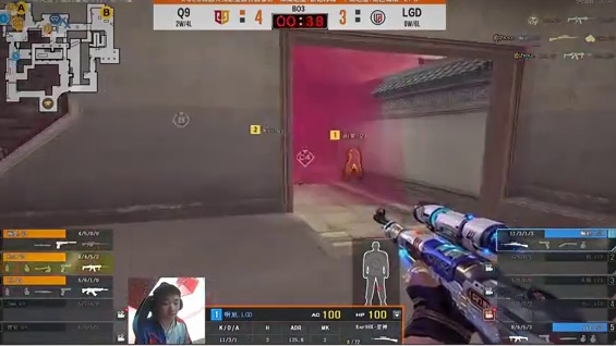 牢旭虾了四个，留给阿旭的是1V1残局