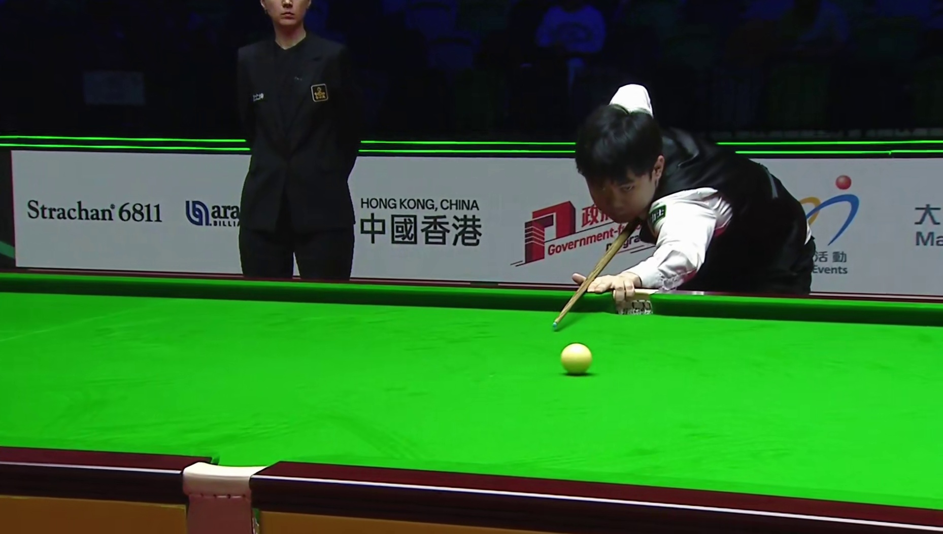 2026斯诺克世界大奖赛，袁思俊淘汰特鲁姆普，强势晋级16强！