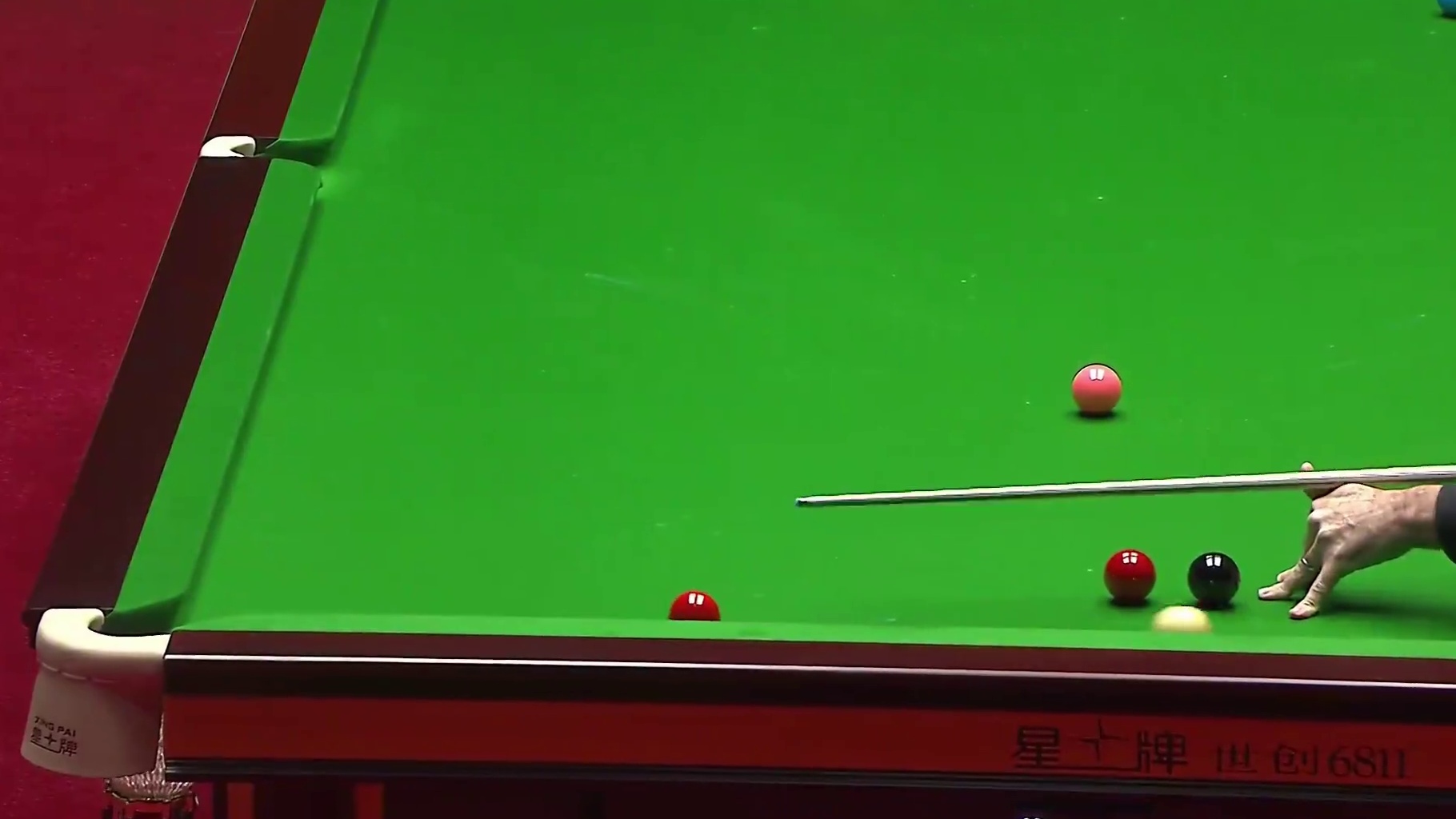 正播2026斯诺克世界大奖赛，肖国栋3比2领先奥沙利文