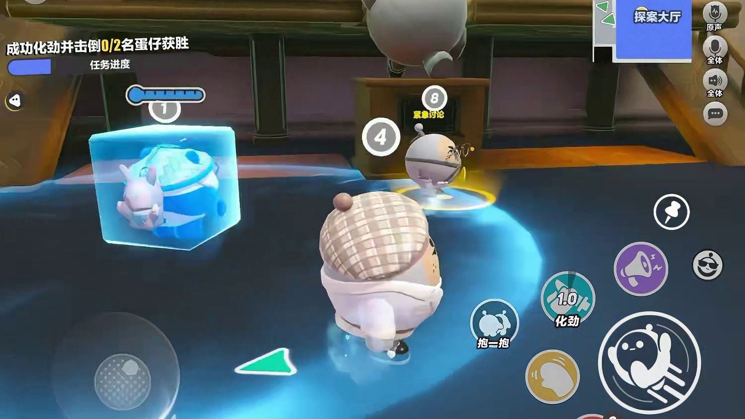 功夫蛋秀操作！化劲击倒轻松赢